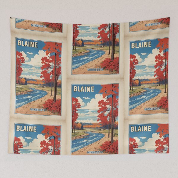 Item preview, Blaine Minnesota USA Vintage Travel Tourism designed and sold by TravelersGems.