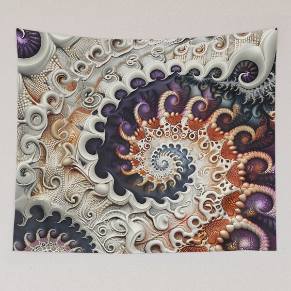 Item preview, Fractals Abstract Art designed and sold by Obsidian Ink by Wilshire.