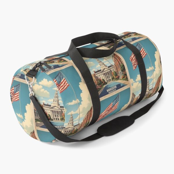 Item preview, Worcester Massachusetts USA Vintage Travel Tourism designed and sold by TravelersGems.
