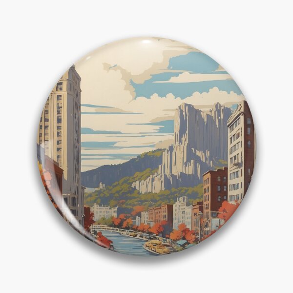 Item preview, Yonkers New York USA Vintage Travel Tourism  designed and sold by TravelersGems.