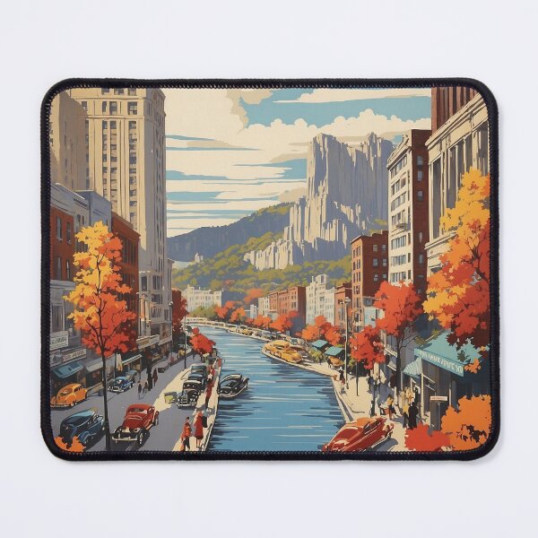 Item preview, Yonkers New York USA Vintage Travel Tourism designed and sold by TravelersGems.