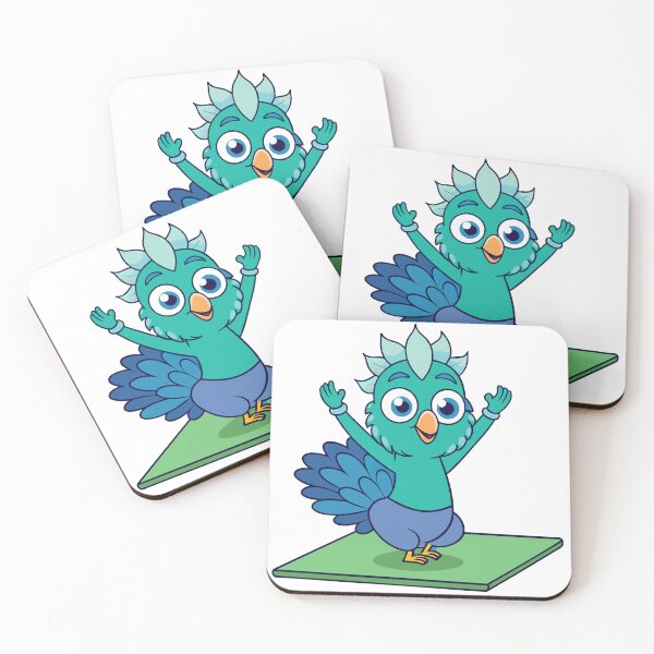 Item preview, Fluffy Little Peacock Practicing Yoga designed and sold by omerfdln34.