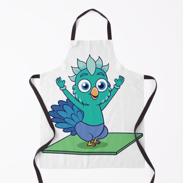 Item preview, Fluffy Little Peacock Practicing Yoga designed and sold by omerfdln34.
