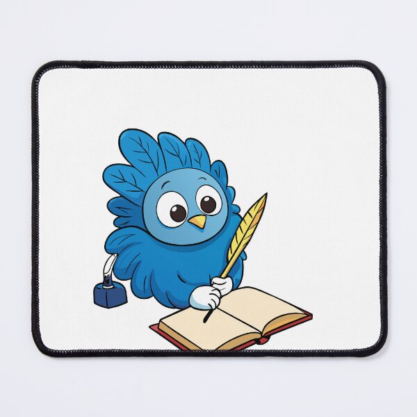 Item preview, Fluffy Little Peacock Writing designed and sold by omerfdln34.
