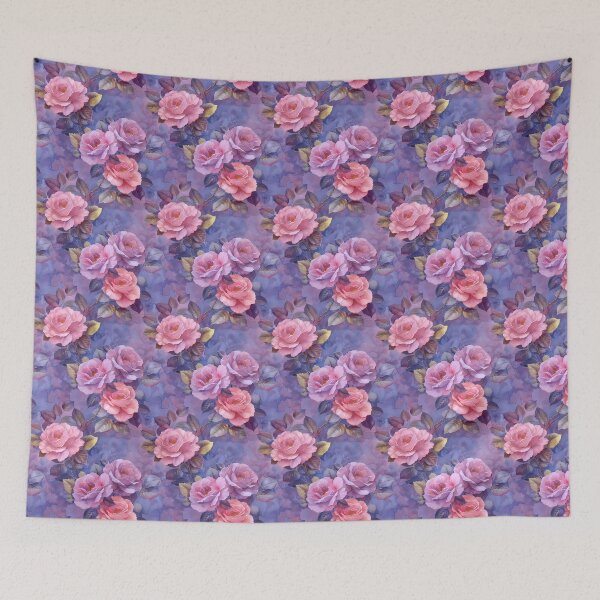 Item preview, Floral Pink Roses Theme Flowers designed and sold by CarpanaBay.