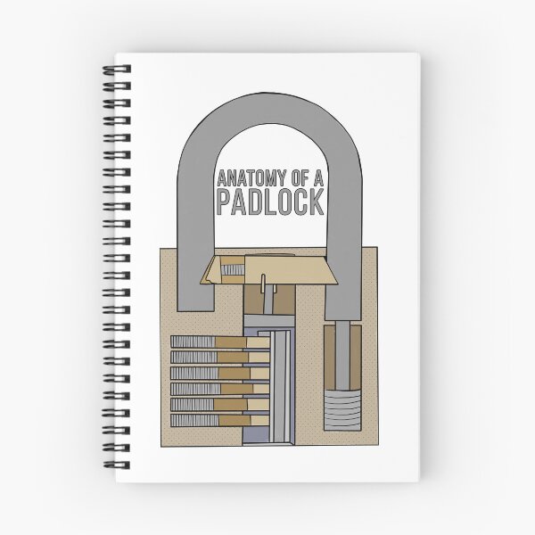 Item preview, Anatomy of a Padlock designed and sold by shopdiego.