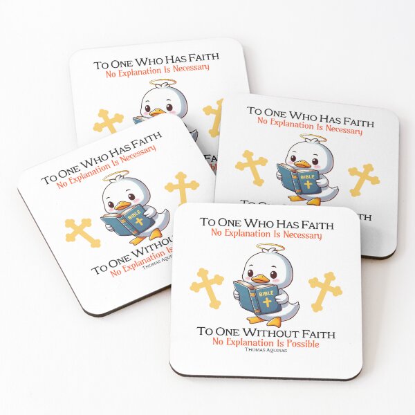Item preview, st thomas aquinas Duck designed and sold by LemuellTrends.