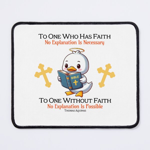 Item preview, st thomas aquinas Duck designed and sold by LemuellTrends.