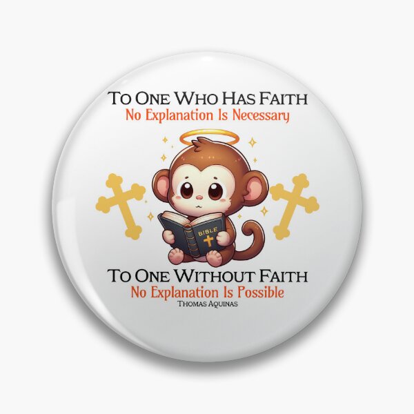 Item preview, st thomas aquinas monkey designed and sold by LemuellTrends.