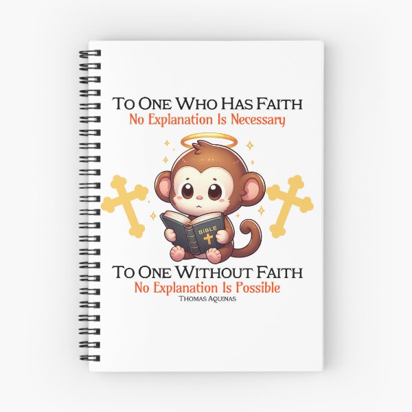 Item preview, st thomas aquinas monkey designed and sold by LemuellTrends.