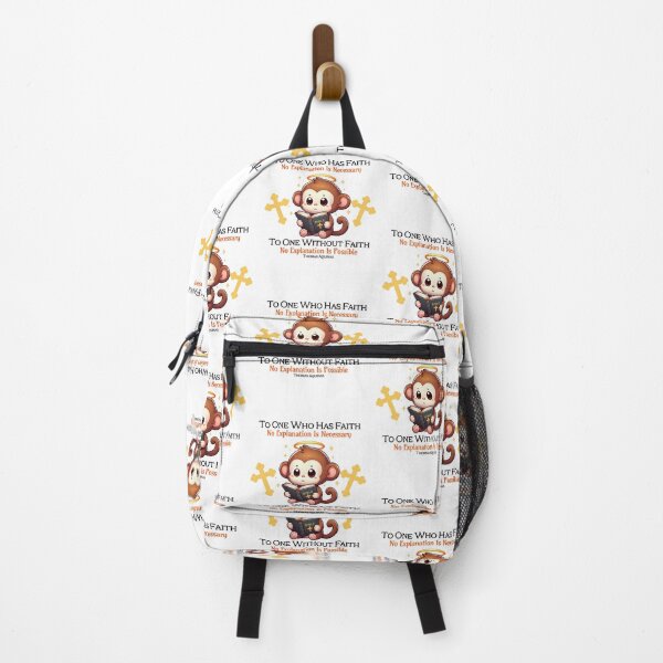Item preview, st thomas aquinas monkey designed and sold by LemuellTrends.
