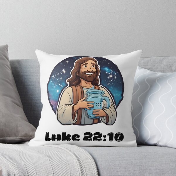 Item preview, Age of Aquarius With Jesus Christ (Luke 22:6) designed and sold by Yeshua888.