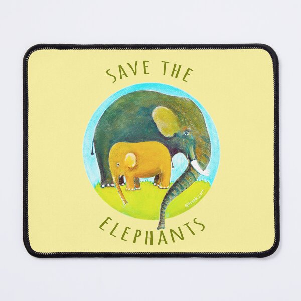 Item preview, Save the elephants designed and sold by Frank J. Art.