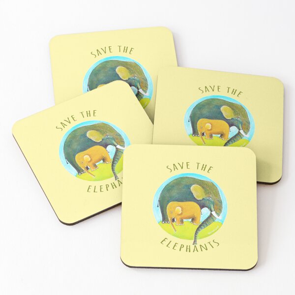 Item preview, Save the elephants designed and sold by Frank J. Art.