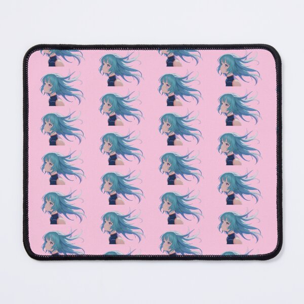 Item preview, Blue Haired Anime Girl Pink designed and sold by Jin-Ai.
