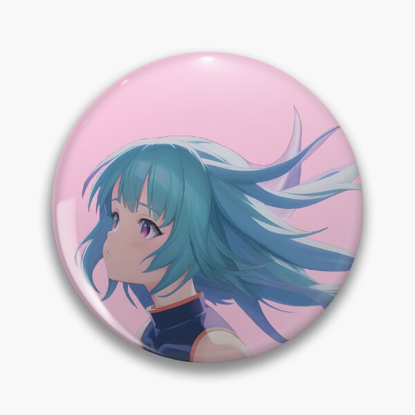 Item preview, Blue Haired Anime Girl Pink designed and sold by Jin-Ai.