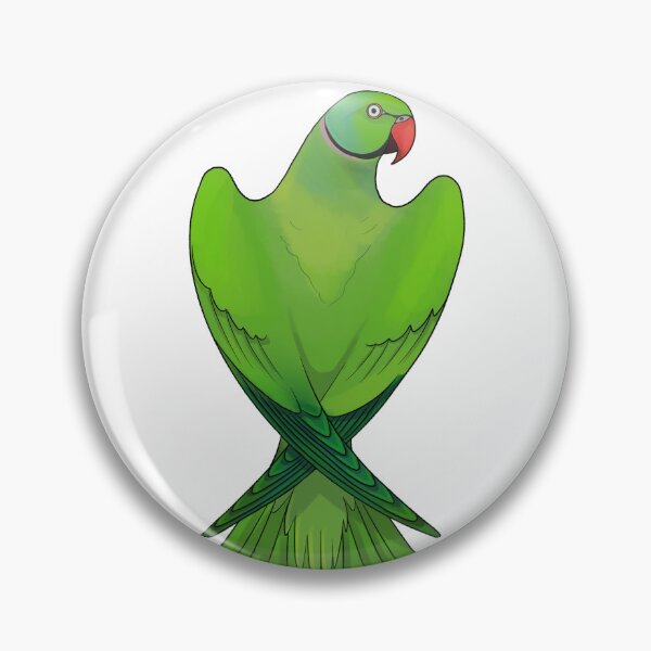 Item preview, Green Male Indian Ringneck designed and sold by BourkiiBoutique.