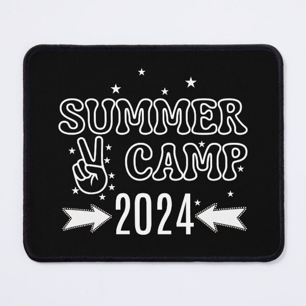 Item preview, Summer Camp Retro Groovy Typographic Dark Design designed and sold by Raise2Shine.