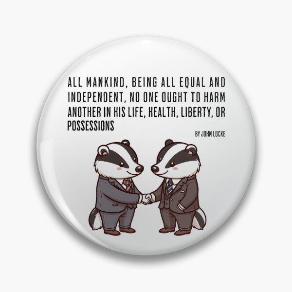 Item preview, john locke Badger designed and sold by LemuellTrends.
