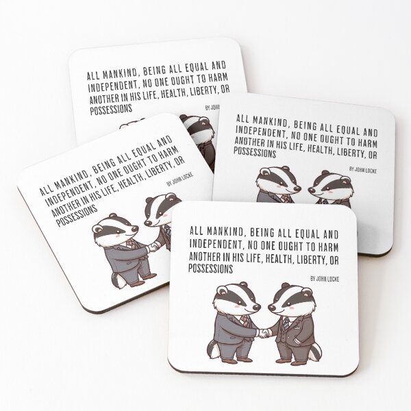 Item preview, john locke Badger designed and sold by LemuellTrends.
