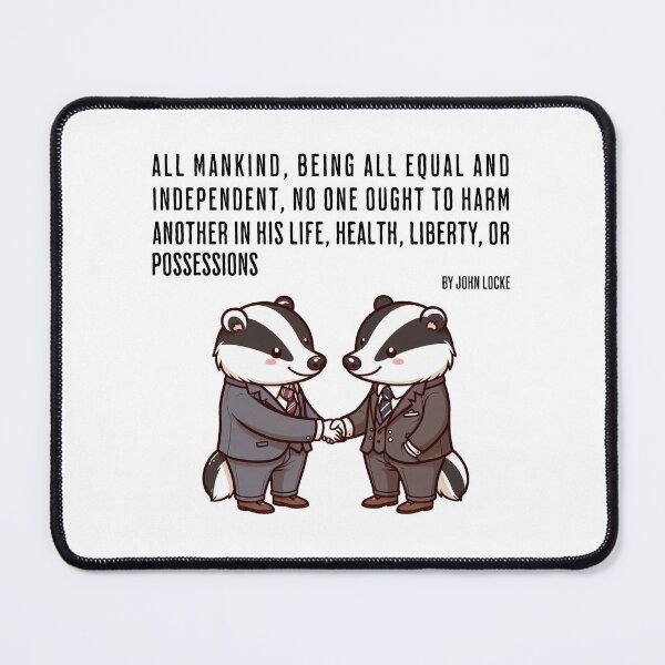 Item preview, john locke Badger designed and sold by LemuellTrends.