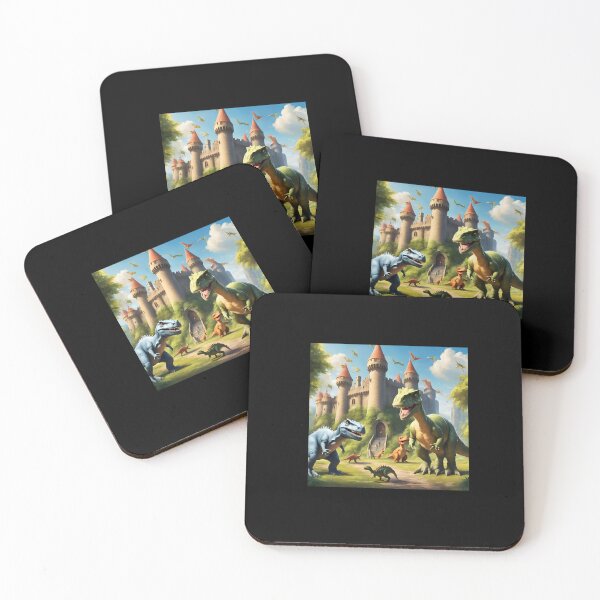 Item preview, Dinosaurs surround the castle designed and sold by CCEINnoc.