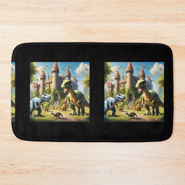 Item preview, Dinosaurs surround the castle designed and sold by CCEINnoc.