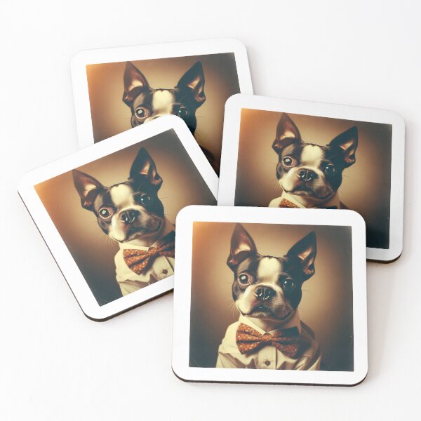 Item preview, Vintage Boston Terrier Art designed and sold by TheAnimalZ00.