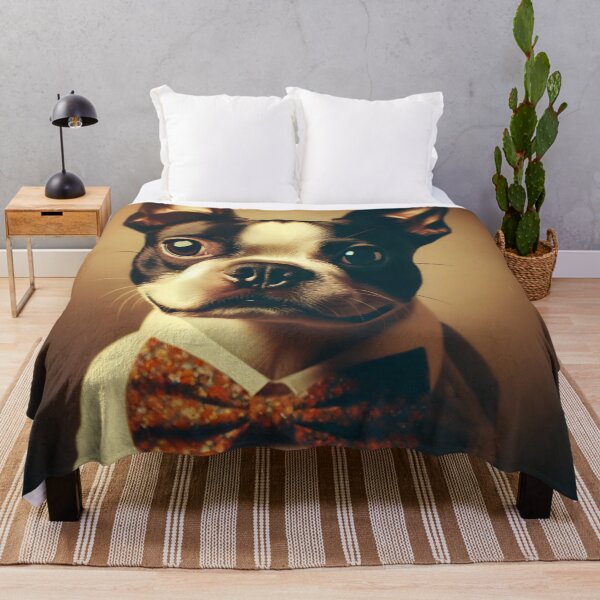 Item preview, Vintage Boston Terrier Art designed and sold by TheAnimalZ00.