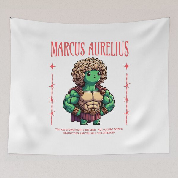 Item preview, marcus aurelius quotes Turtle designed and sold by LemuellTrends.