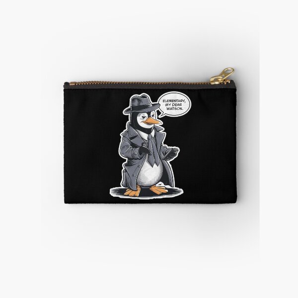 Item preview, Cute Penguin Sherlock Homes Funny Detective Kawaii t-Shirt designed and sold by Witty Shirts.