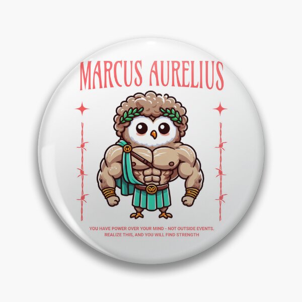 Item preview, marcus aurelius quotes Owl designed and sold by LemuellTrends.