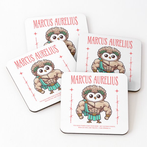 Item preview, marcus aurelius quotes Owl designed and sold by LemuellTrends.