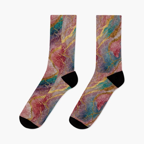 Artikelvorschau, Blauer und rosa Marmor entworfen und verkauft von PatternPuppy.