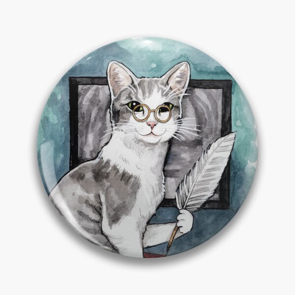 Item preview, Cat & Quill designed and sold by Heather Malone Illustration.