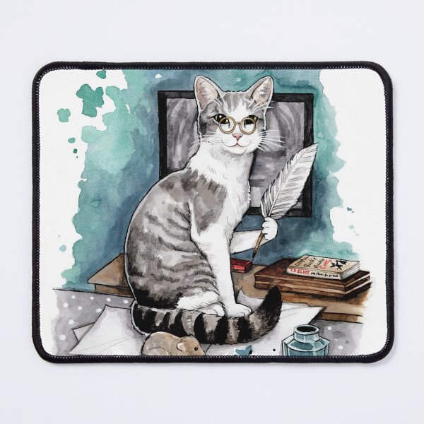 Item preview, Cat & Quill designed and sold by Heather Malone Illustration.