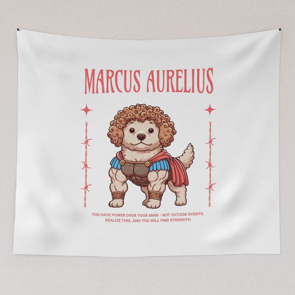 Item preview, marcus aurelius quotes Dog designed and sold by LemuellTrends.