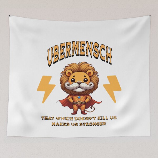 Item preview, nietzsche ubermensch Lion designed and sold by LemuellTrends.