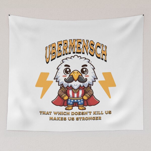 Item preview, nietzsche ubermensch Eagle designed and sold by LemuellTrends.