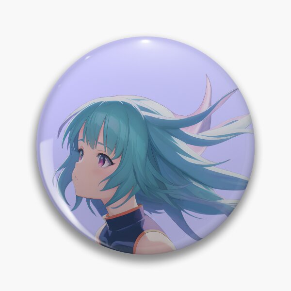 Item preview, Blue Haired Anime Girl Purple designed and sold by Jin-Ai.