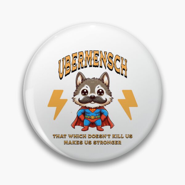 Item preview, nietzsche ubermensch Fox designed and sold by LemuellTrends.