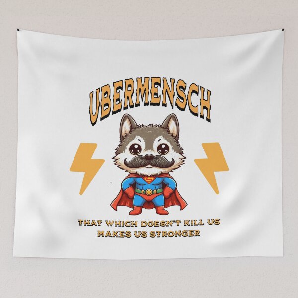 Item preview, nietzsche ubermensch Fox designed and sold by LemuellTrends.