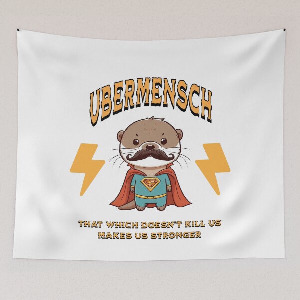 Item preview, nietzsche ubermensch Otter designed and sold by LemuellTrends.