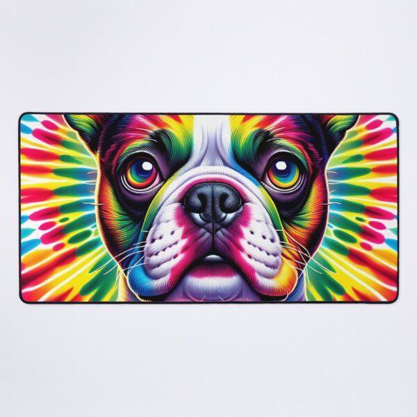 Item preview, Tie Dye Boston Terrier Face designed and sold by TheAnimalZ00.