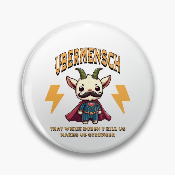 Item preview, nietzsche ubermensch Goat designed and sold by LemuellTrends.
