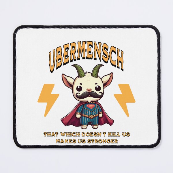 Item preview, nietzsche ubermensch Goat designed and sold by LemuellTrends.