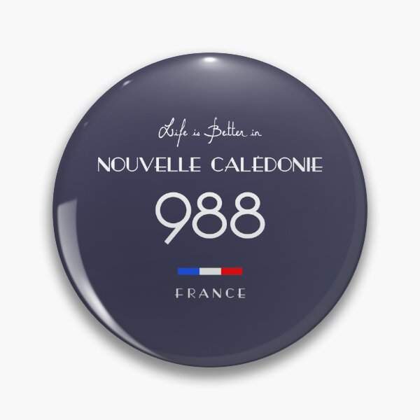 Item preview, Life is better in NOUVELLE CALÉDONIE Number 988 France  designed and sold by frenchsalsa.