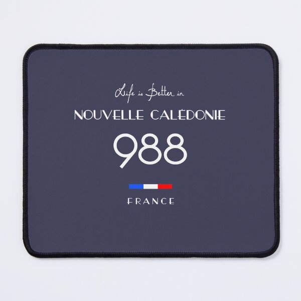 Item preview, Life is better in NOUVELLE CALÉDONIE Number 988 France designed and sold by frenchsalsa.
