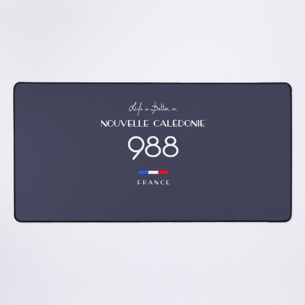 Item preview, Life is better in NOUVELLE CALÉDONIE Number 988 France  designed and sold by frenchsalsa.