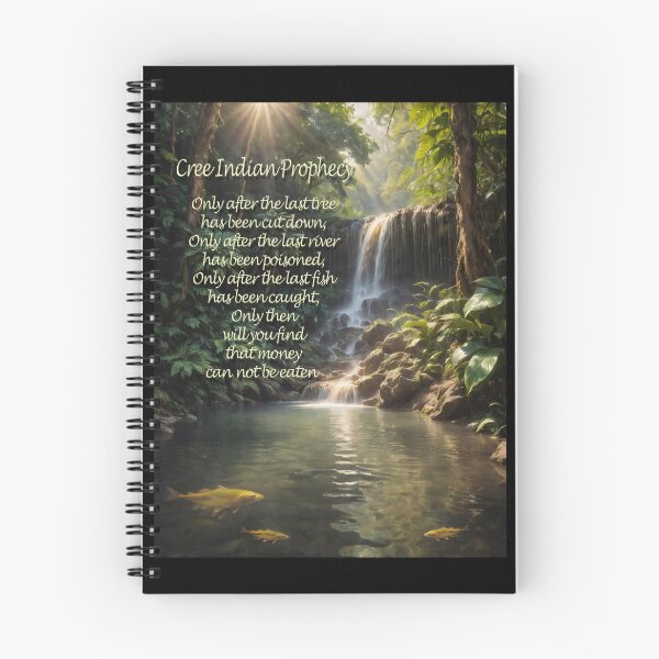 Item preview, Native American Indian "Cree Prophecy" waterfall designed and sold by Irisangel.